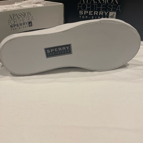 Woman’s Sperry topsiders glitter black size 5.5 - Picture 9 of 14